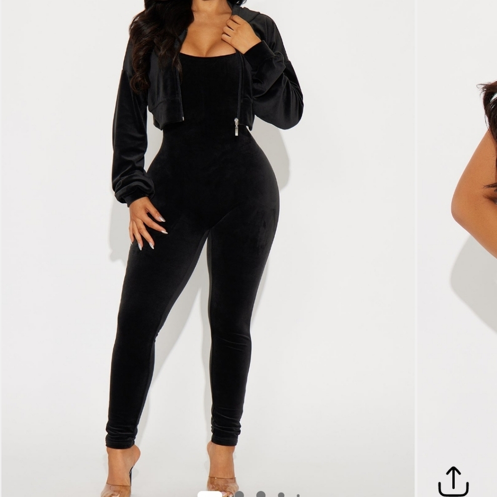 Fashion Nova Elegant Black Jumpsuit